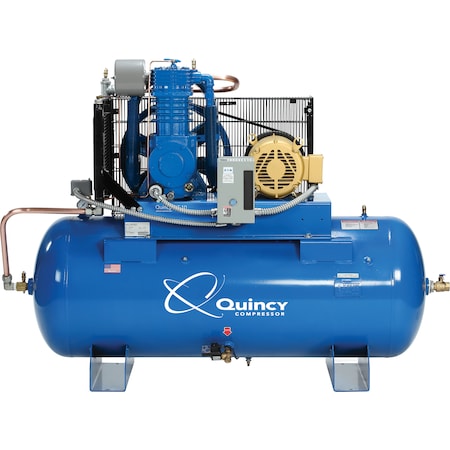 Quincy Compressor Lubrictd-w/MgStrt, Aftrclr, AutoDrn, 2103D12HCB23M 4103D12HCB23M